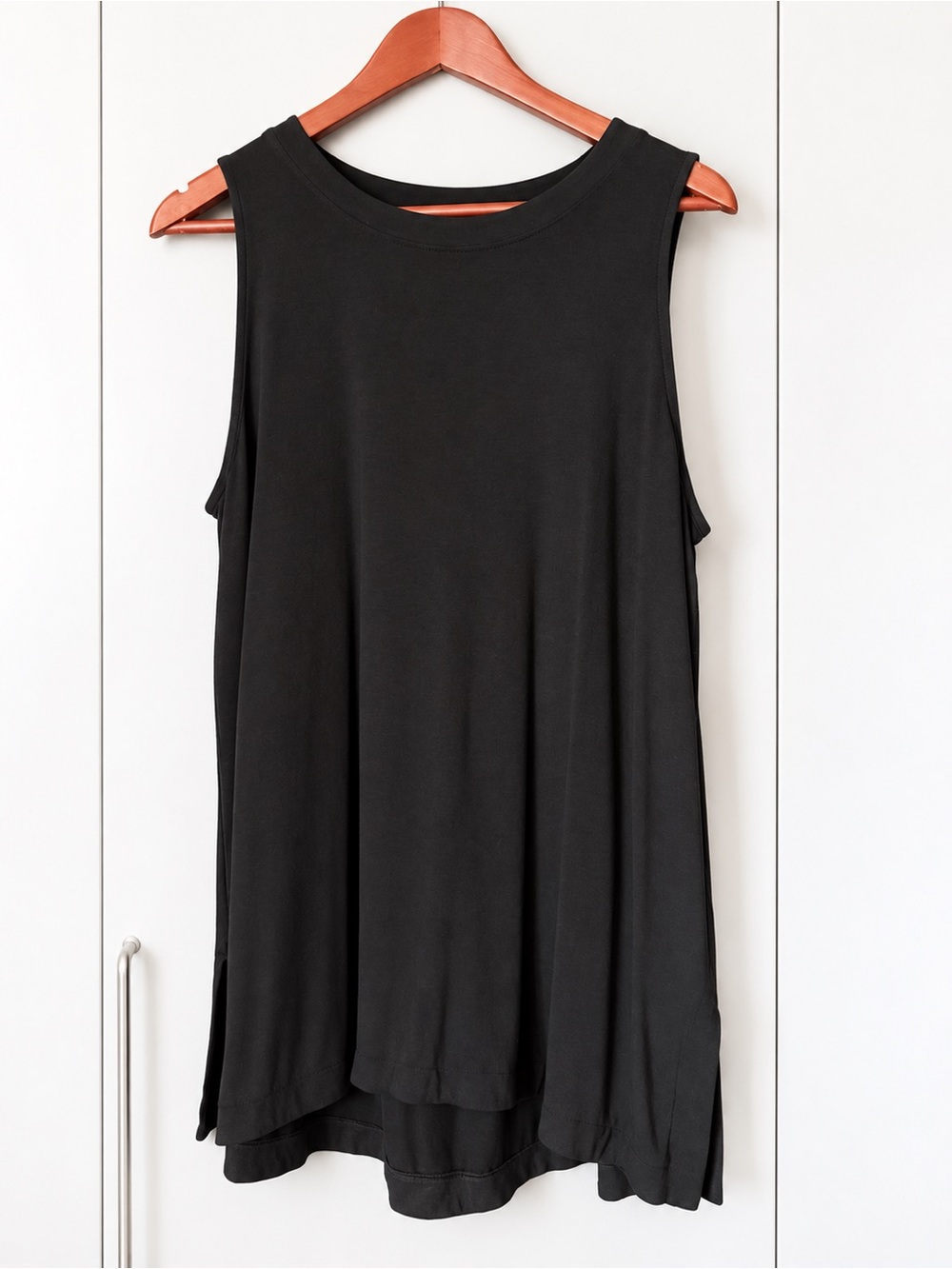 J.Jill Wearever Black A-Line Sleeveless Tunic Top